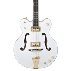 Gretsch G6136LSB White Falcon™ Bass, 34" Scale, Ebony Fingerboard, White Bass Guitars