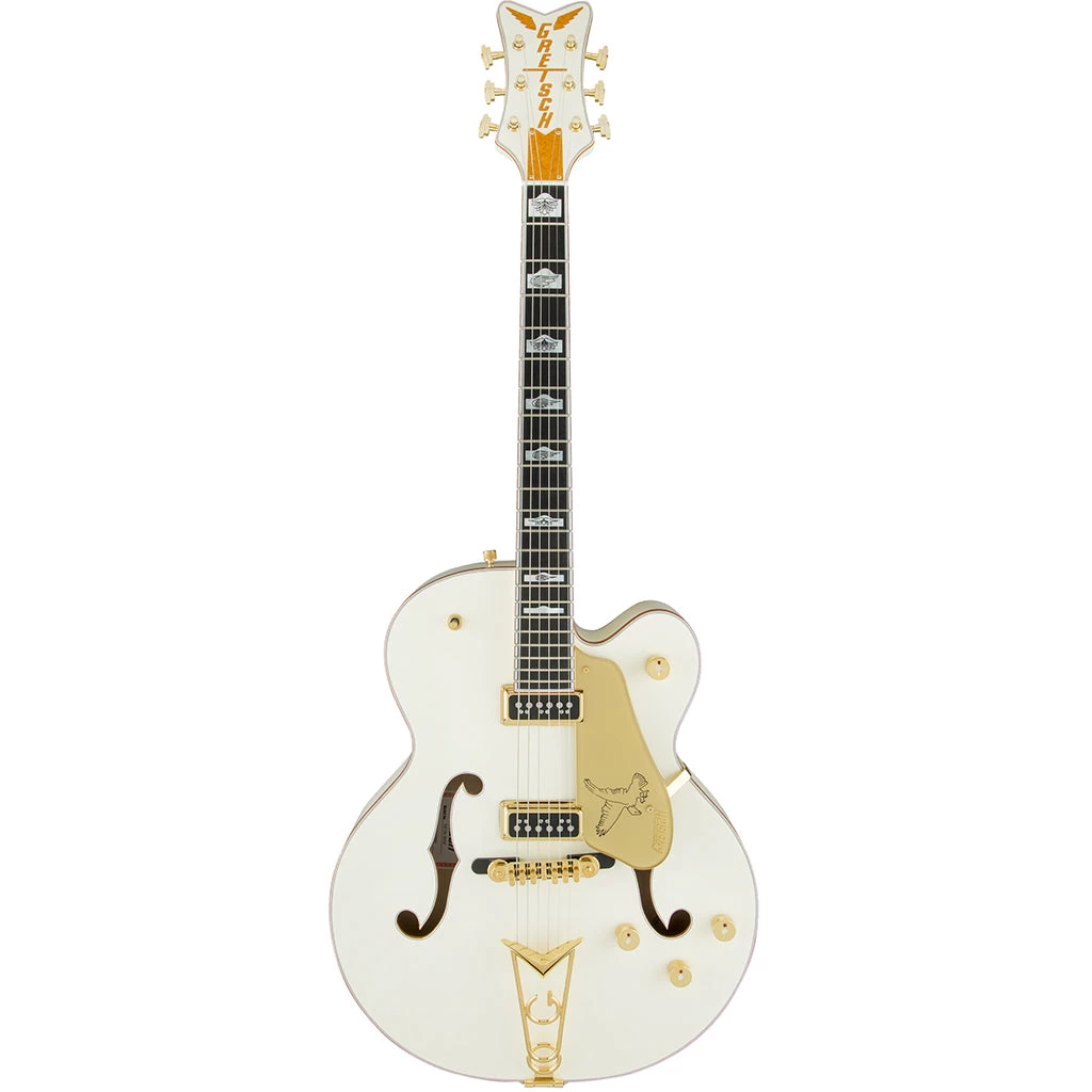 Gretsch G6136-55 Vintage Select White Falcon - Vintage White Electric Guitars