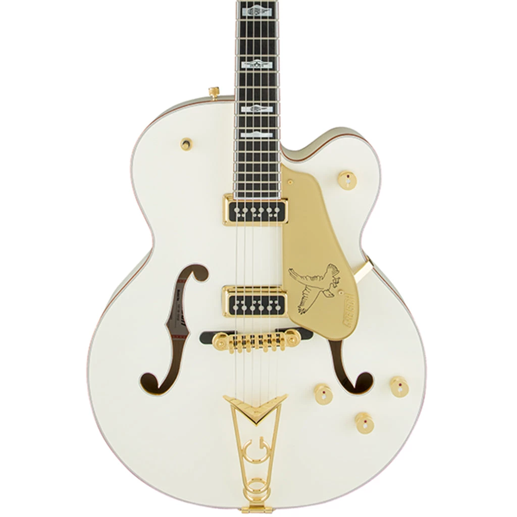 Gretsch G6136-55 Vintage Select White Falcon - Vintage White Electric Guitars