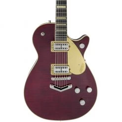 Electric Guitars Gretsch G6228FM Players Edition Jet - Flame Maple Dark Cherry Stain