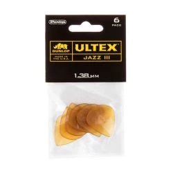 Jim Dunlop See All Dunlop JP438 - 1.38mm Ultex Jazz III Picks 6pk