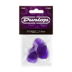 Jim Dunlop See All Dunlop JP520 - 2.00mm Stubby Picks 6pk