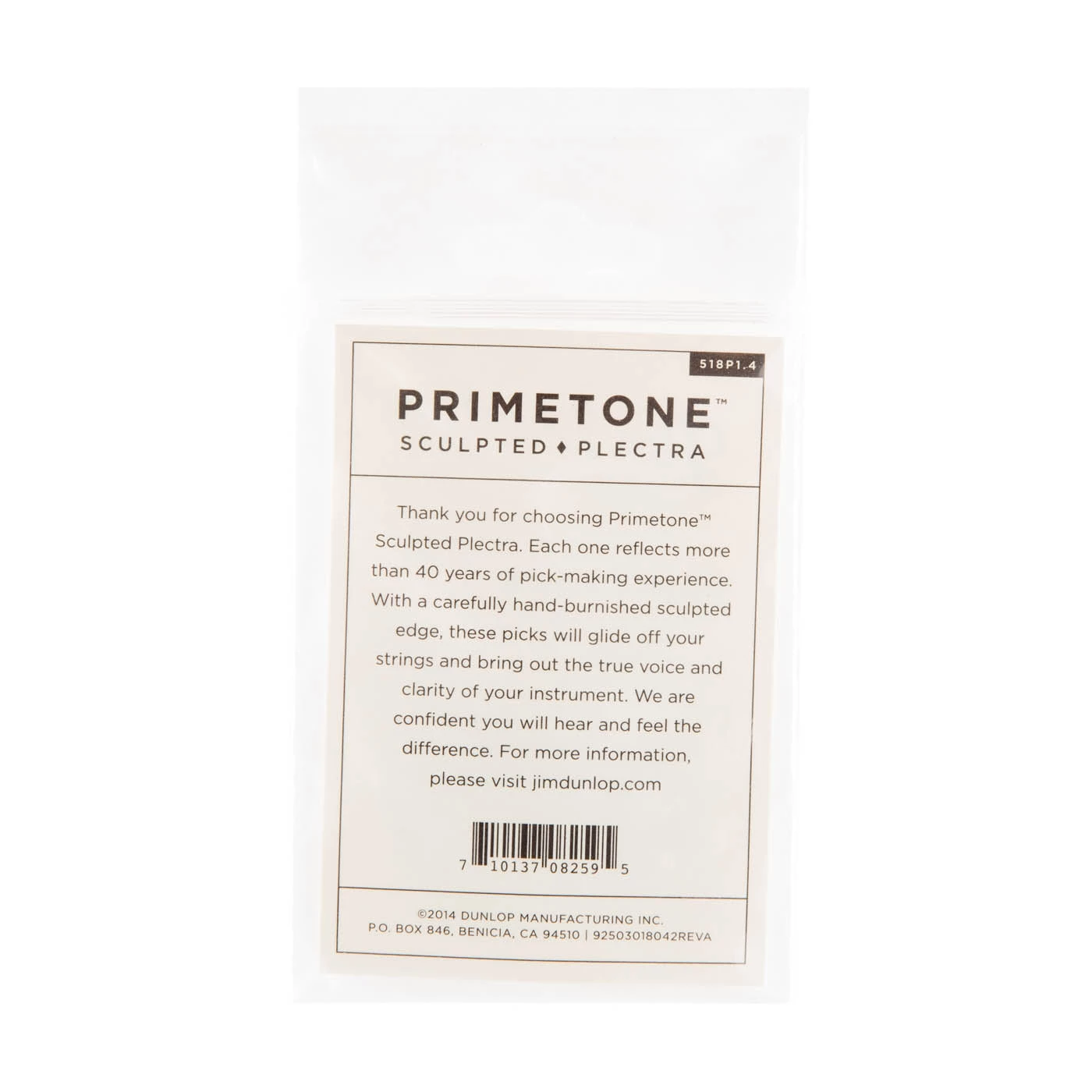 Jim Dunlop Dunlop JPP714 - Primetone Jazz III 1.4mm Picks 3pk