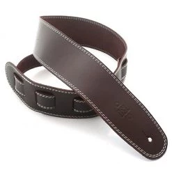 DSL SGE25-17-3 Strap 2.5" Single Ply Brown With Beige Stitch See All