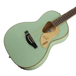 Acoustic Guitars Gretsch G4021E Rancher Penguin Parlour Acoustic/Electric - Mint Metallic
