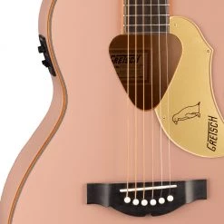 Gretsch G4021E Rancher Penguin Parlour Acoustic/Electric - Shell Pink Acoustic Guitars