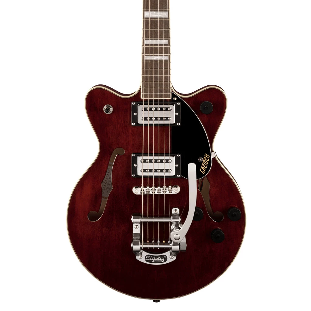 Gretsch - G2655T Streamliner™ Center Block Jr. Double-Cut With Bigsby®, Laurel Fingerboard, Walnut Stain Electric Guitars