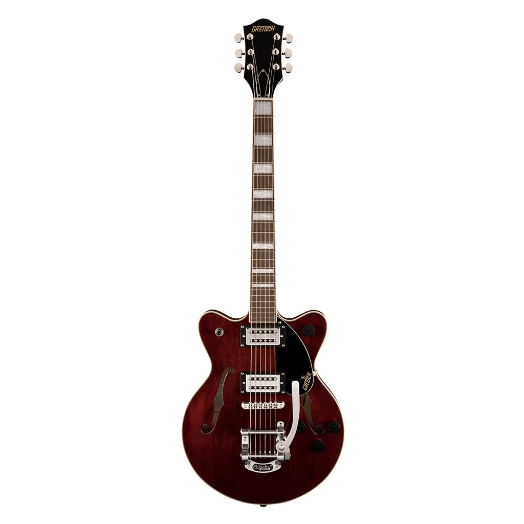 Gretsch - G2655T Streamliner™ Center Block Jr. Double-Cut With Bigsby®, Laurel Fingerboard, Walnut Stain Electric Guitars