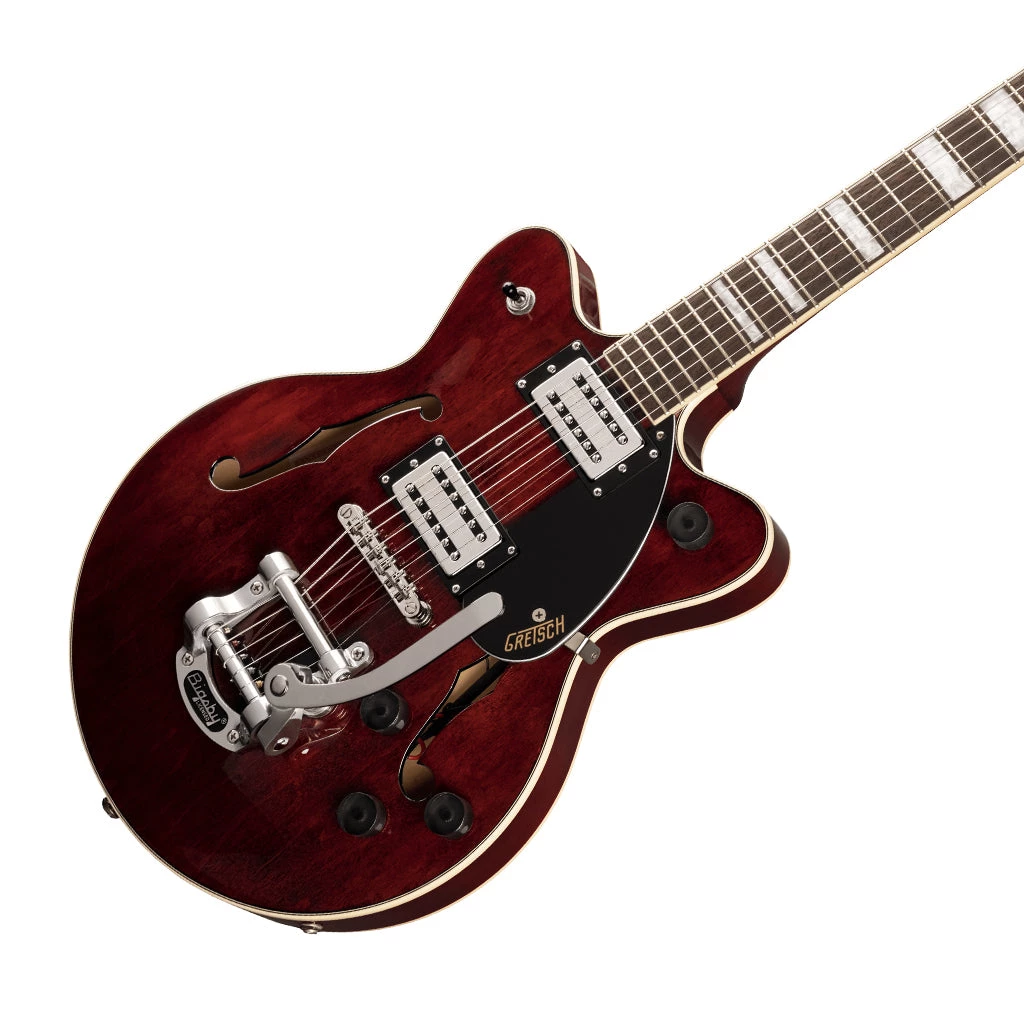 Gretsch - G2655T Streamliner™ Center Block Jr. Double-Cut With Bigsby®, Laurel Fingerboard, Walnut Stain Electric Guitars