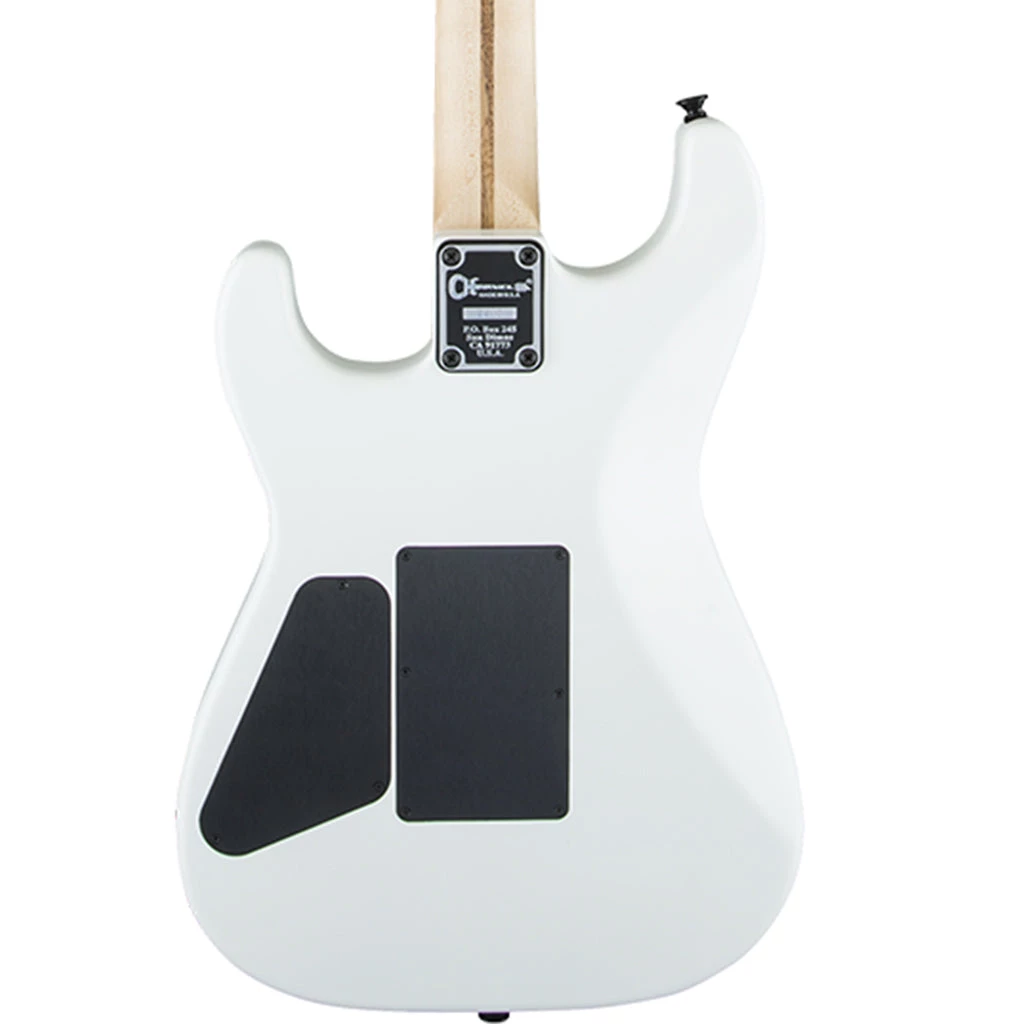 Electric Guitars Charvel USA Select San Dimas Style 1 HSS FR Rosewood Fretboard - Snow Blind Satin