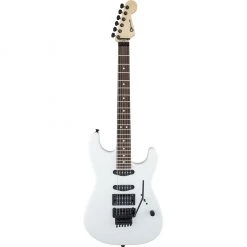 Electric Guitars Charvel USA Select San Dimas Style 1 HSS FR Rosewood Fretboard - Snow Blind Satin