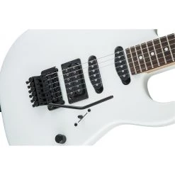 Electric Guitars Charvel USA Select San Dimas Style 1 HSS FR Rosewood Fretboard - Snow Blind Satin