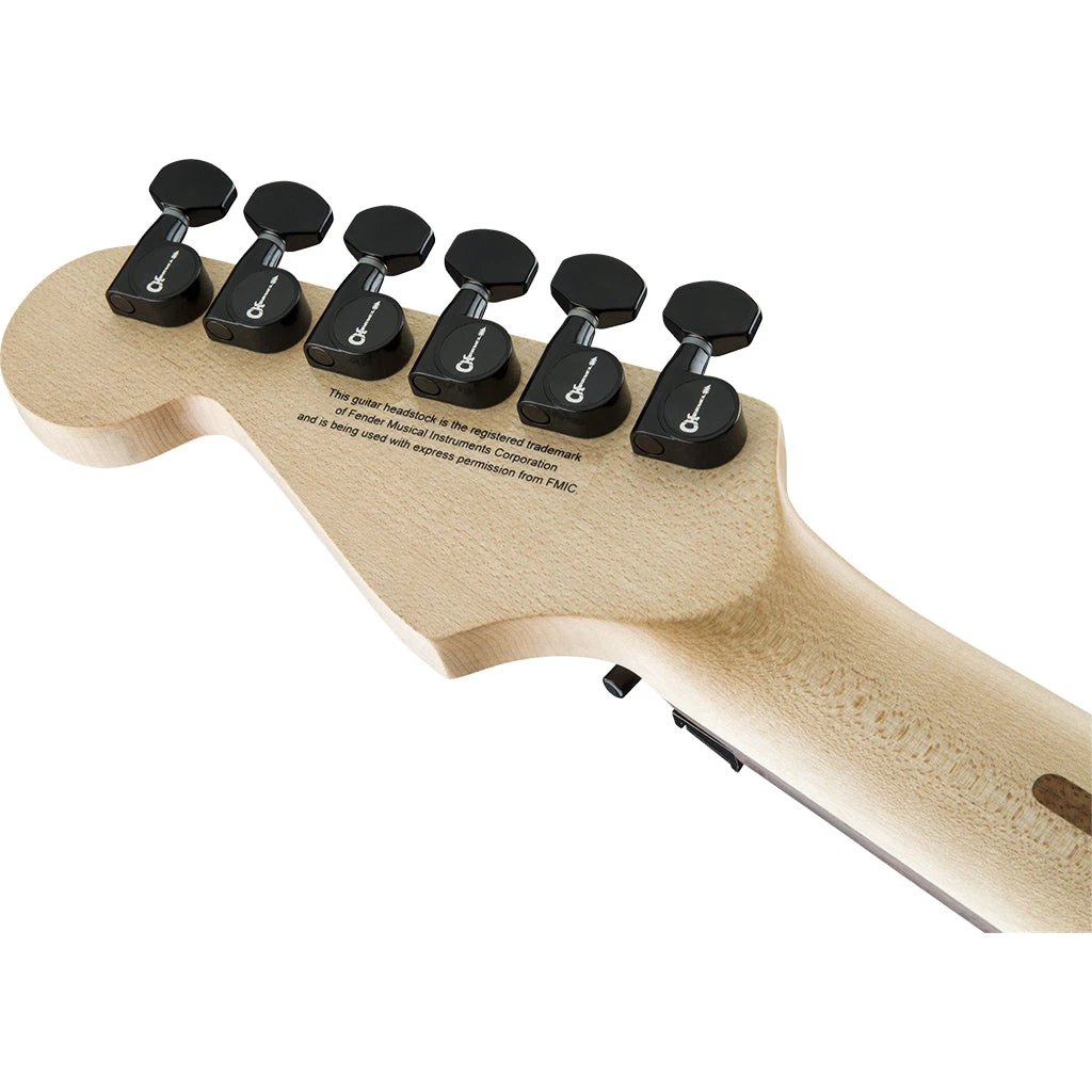 Electric Guitars Charvel USA Select San Dimas Style 1 HSS FR Rosewood Fretboard - Snow Blind Satin