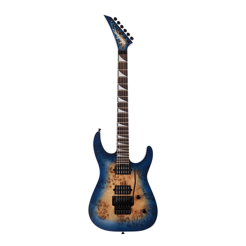 Jackson MJ Series Dinky™ DKRP, Ebony Fingerboard, Transparent Blue Burst