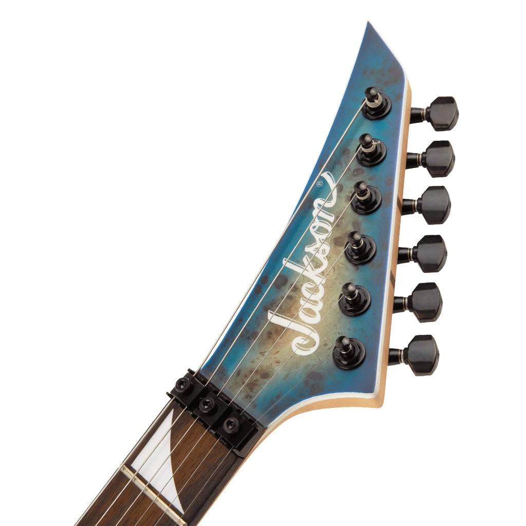 Jackson MJ Series Dinky™ DKRP, Ebony Fingerboard, Transparent Blue Burst