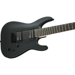 Electric Guitars Jackson JS22-7 DKA Dinky - Satin Black - Amaranth Fretboard
