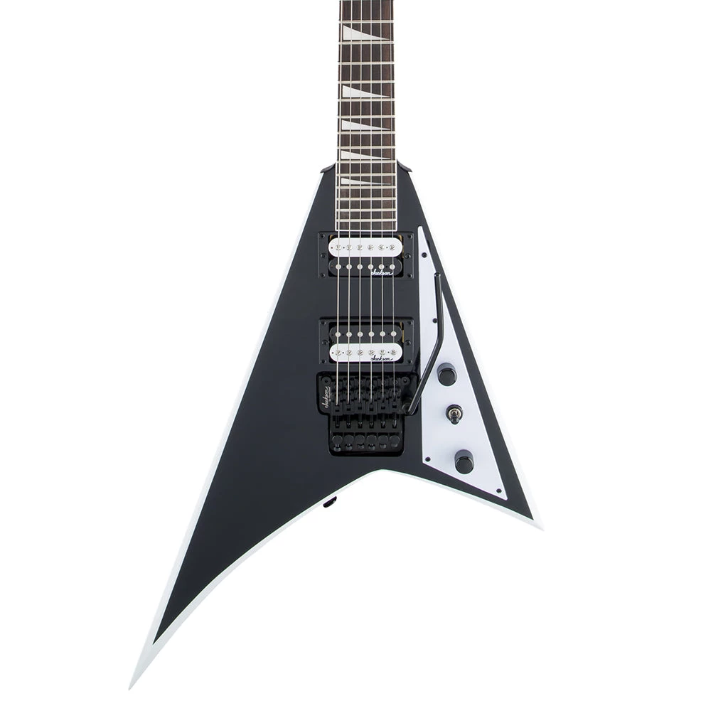 Electric Guitars Jackson - JS Series Rhoads JS32, Amaranth Fingerboard, Black With White Bevels