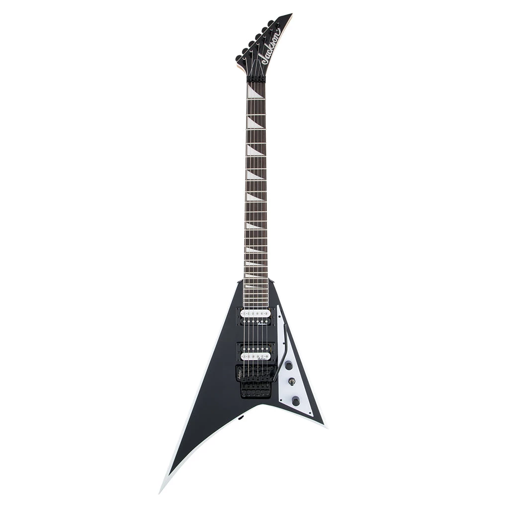 Electric Guitars Jackson - JS Series Rhoads JS32, Amaranth Fingerboard, Black With White Bevels