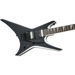 Electric Guitars Jackson - JS Series Warrior JS32 - Black With White Bevels