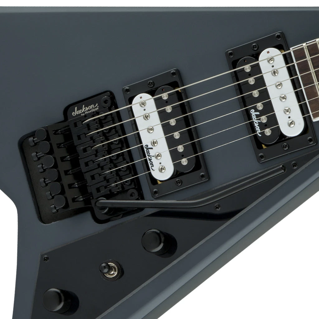 Jackson - JS Series Rhoads JS32, Amaranth Fingerboard, Satin Gray Electric Guitars
