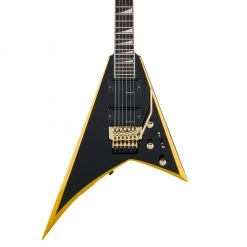 Electric Guitars Jackson X Series Rhoads RRX24, Laurel Fingerboard, Black With Yellow Bevels
