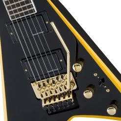 Electric Guitars Jackson X Series Rhoads RRX24, Laurel Fingerboard, Black With Yellow Bevels