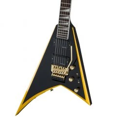 Electric Guitars Jackson X Series Rhoads RRX24, Laurel Fingerboard, Black With Yellow Bevels