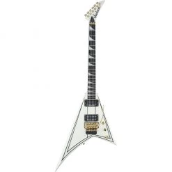 Electric Guitars Jackson Pro Series Rhoads RR3 - Ivory With Black Pinstripes - Ebony