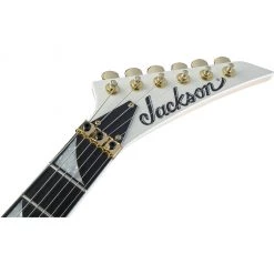Electric Guitars Jackson Pro Series Rhoads RR3 - Ivory With Black Pinstripes - Ebony