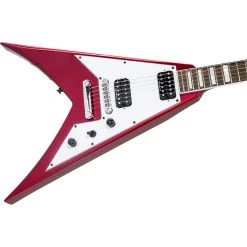 Electric Guitars Jackson - X Series Signature Scott Ian King V KVXT - Candy Apple Red - Laurel Fingerboard
