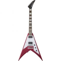 Electric Guitars Jackson - X Series Signature Scott Ian King V KVXT - Candy Apple Red - Laurel Fingerboard