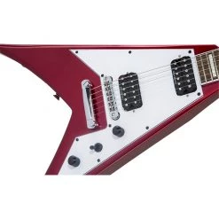 Electric Guitars Jackson - X Series Signature Scott Ian King V KVXT - Candy Apple Red - Laurel Fingerboard