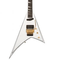 Electric Guitars Jackson - Concept Series Rhoads RR24 HS, Ebony Fingerboard, White With Black Pinstripes