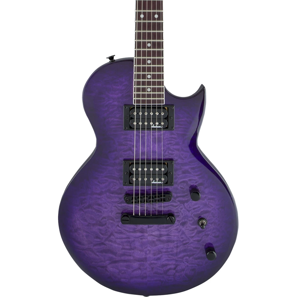 Jackson JS Series Monarkh SC JS22Q - Transparent Purple Burst - Amaranth Fingerboard