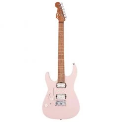 Electric Guitars Charvel - Pro-Mod DK24 HH 2PT CM LH - Caramelized Fingerboard - Satin Shell Pink