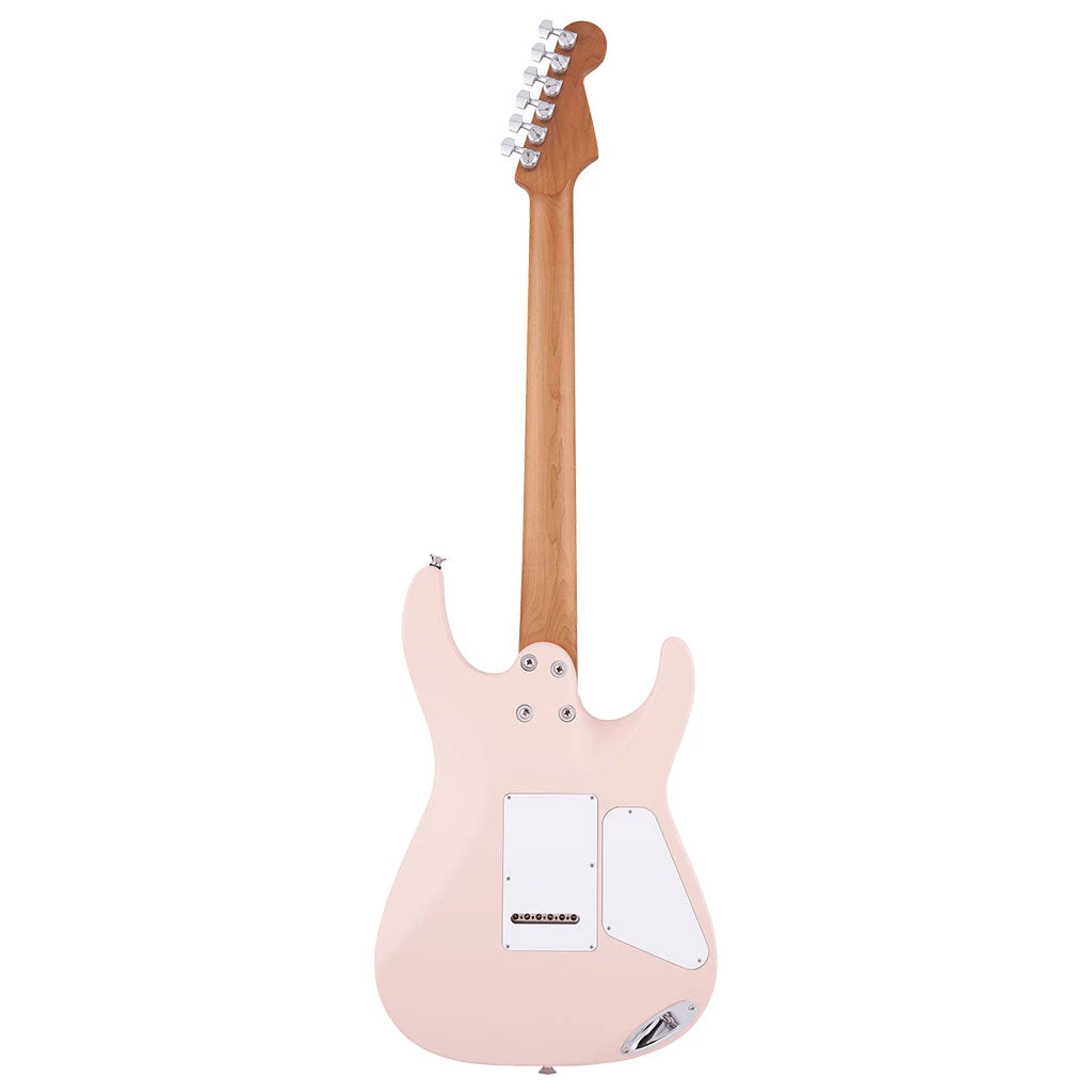 Electric Guitars Charvel - Pro-Mod DK24 HH 2PT CM LH - Caramelized Fingerboard - Satin Shell Pink
