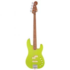 Bass Guitars Charvel Pro-Mod San Dimas® Bass PJ IV - Caramelized Maple Fingerboard - Lime Green Metallic