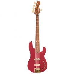 Bass Guitars Charvel - Pro-Mod San Dimas® Bass JJ V - Caramelized Maple Fingerboard - Candy Apple Red