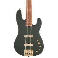 Charvel - Pro-Mod San Dimas® Bass JJ V - Caramelized Maple Fingerboard - Lambo Green Metallic