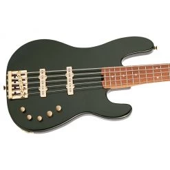 Charvel - Pro-Mod San Dimas® Bass JJ V - Caramelized Maple Fingerboard - Lambo Green Metallic