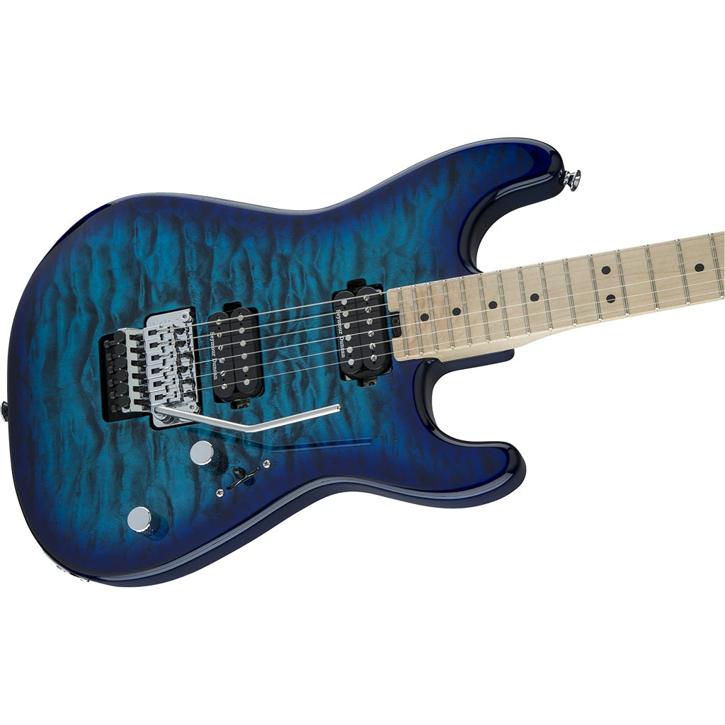 Charvel Pro-Mod San Dimas Style 1 HH FR M QM - Chlorine Burst - Maple Neck Electric Guitars