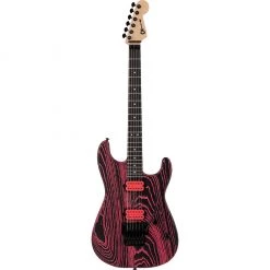 Charvel Pro-Mod San Dimas Style 1 HH FR E Ash - Neon Pink Ash Electric Guitars