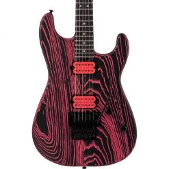 Charvel Pro-Mod San Dimas Style 1 HH FR E Ash - Neon Pink Ash Electric Guitars