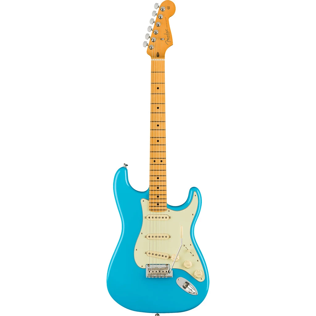 Fender - American Professional II Stratocaster® - Maple Fingerboard - Miami Blue Electric Guitars