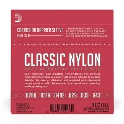 D'Addario - EJ27N - Nylon Normal Tension - Classical Guitar Strings