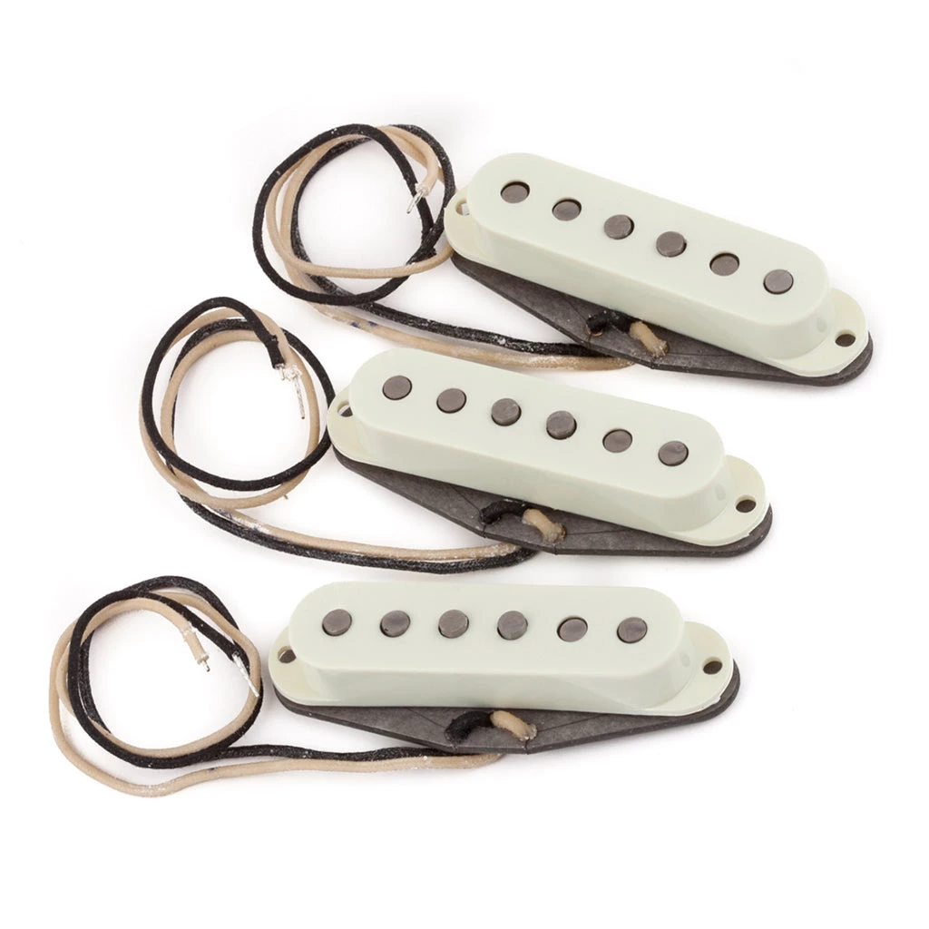 See All Fender - Pure Vintage '65 Strat Pickup Set - Vintage White