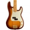 Fender - 75th Anniversary Commemorative Precision Bass® - Maple Fingerboard - 2-Color Bourbon Burst Bass Guitars