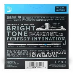 D'Addario - EXL140-3D - 3 Pack Nickel Wound Light Top Heavy Bottom 10-52 - Electric Guitar Strings