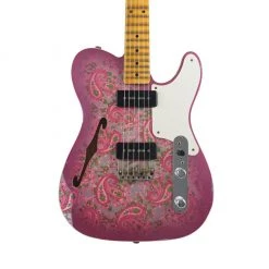 Electric Guitars Fender Custom Shop - Limited Edition Dual P90 Pink Paisley Telecaster - Relic