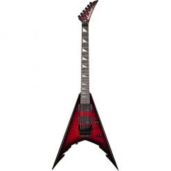 Electric Guitars Jackson USA Signature Corey Beaulieu King V™ KV6 - Ebony Fingerboard - Transparent Red Burst